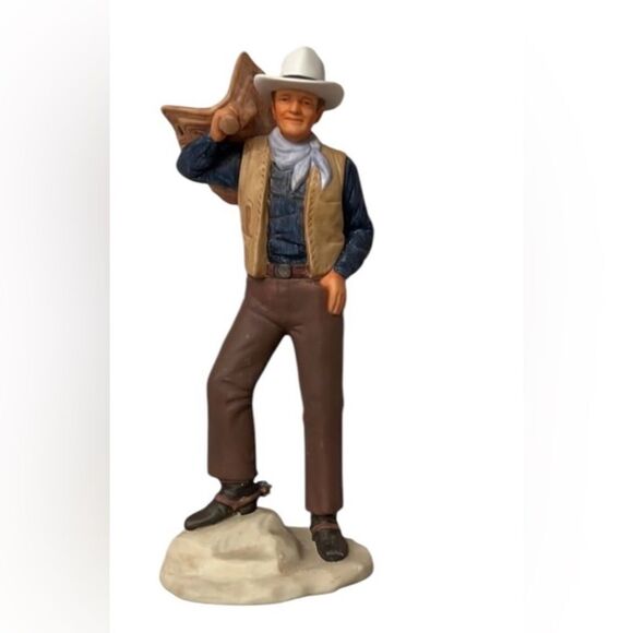 Vintage Avon 1985 John Wayne as Bob Seton in Dark Command no chips or cracks EVC - Picture 1 of 12